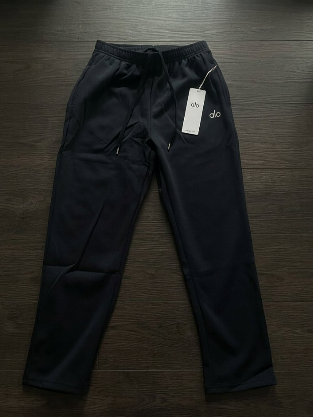 ALO Yoga Unisex Navy Quarter-Zip Hoodie and Jogger Set NWT - Picture 5 of 7